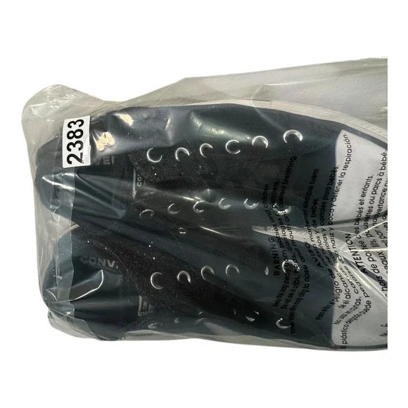 Converse Chuck Taylor All Star Low Top‎ Glitter Black Sneakers Women US 7 - Picture 12 of 12